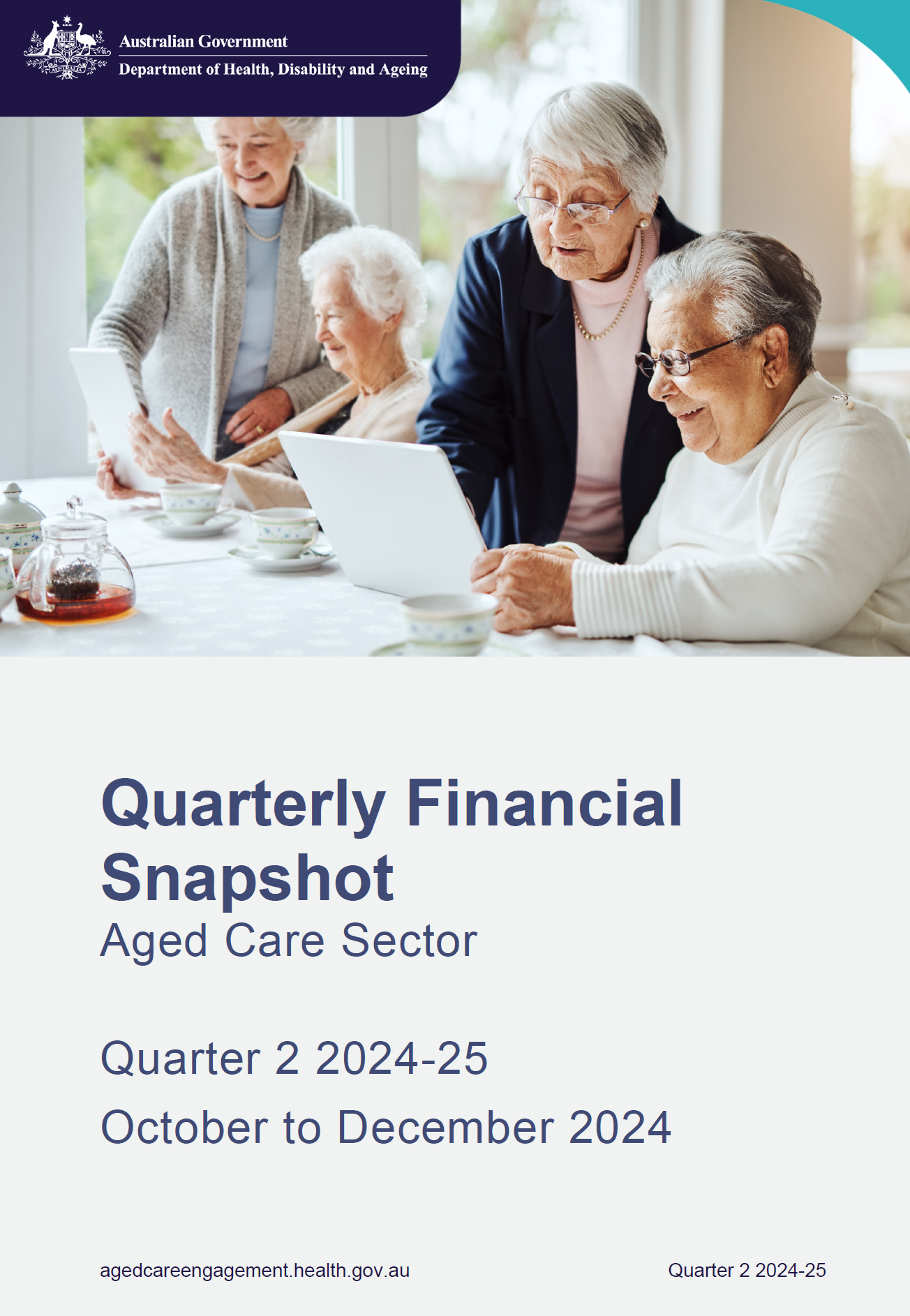 Quarterly financial snapshot of the Aged care sector – October to December 2024