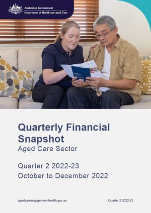 Quarterly financial snapshot of the Aged care sector – October to December 2022