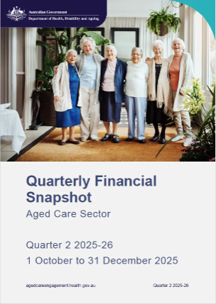 Quarterly financial snapshot of the aged care sector – October to December 2025